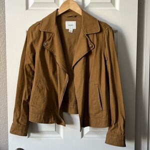 Old Navy Brown Zip-Up Collared Jacket (S), new, never worn.
